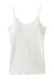 camisoles with bulit in padded bras キャミソール ミディウミソリッド/MIDIUMISOLID off white