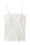 padded tube top トップ ミディウミソリッド/MIDIUMISOLID off white