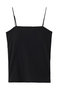 padded tube top トップ ミディウミソリッド/MIDIUMISOLID black