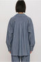 sheer denim open collar shirt(BLEACH) シャツ ミディウミソリッド/MIDIUMISOLID