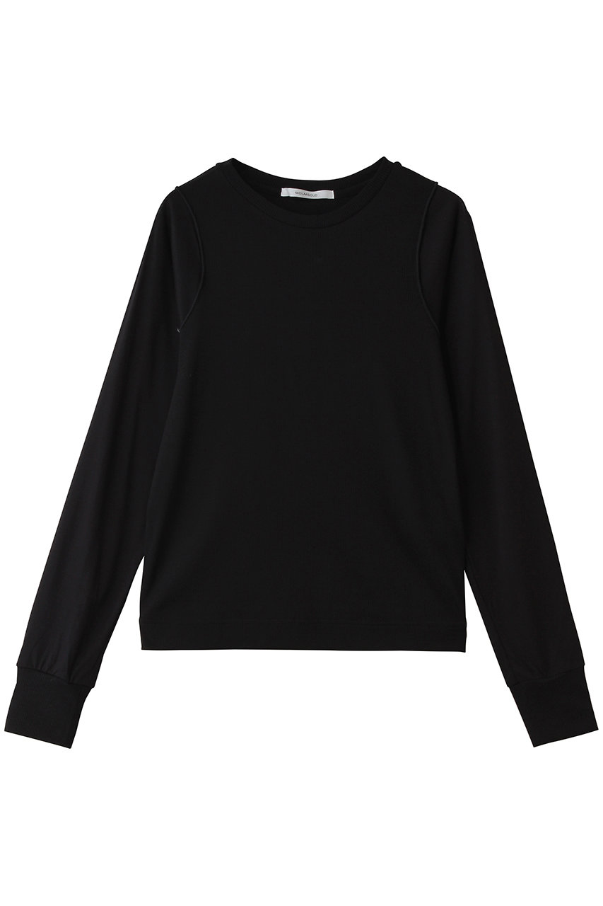 ミディウミソリッド/MIDIUMISOLIDのlayered like P/O プルオーバー(black/1-112217)