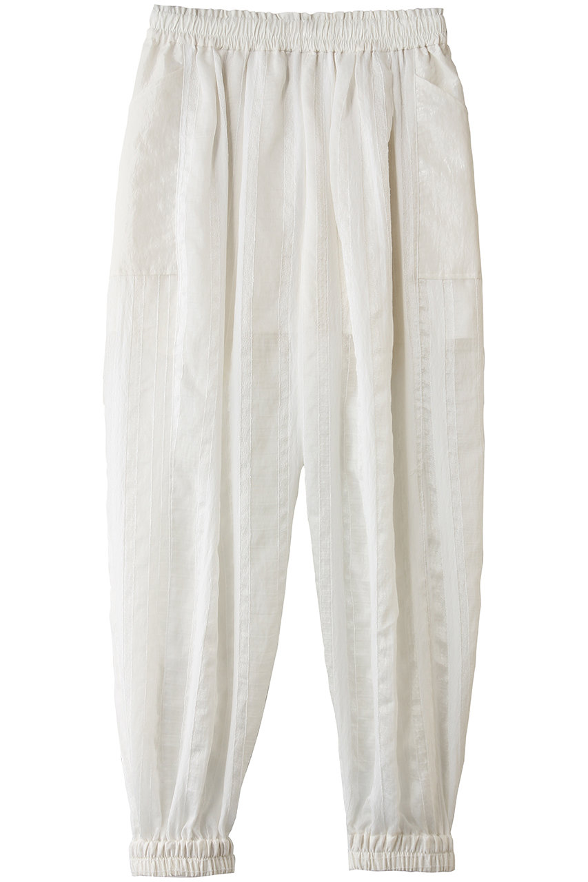 ミディウミソリッド/MIDIUMISOLIDのlace balloon easy PT パンツ(off white/1-162209A)