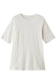 see-through crew neck half slv inner インナー