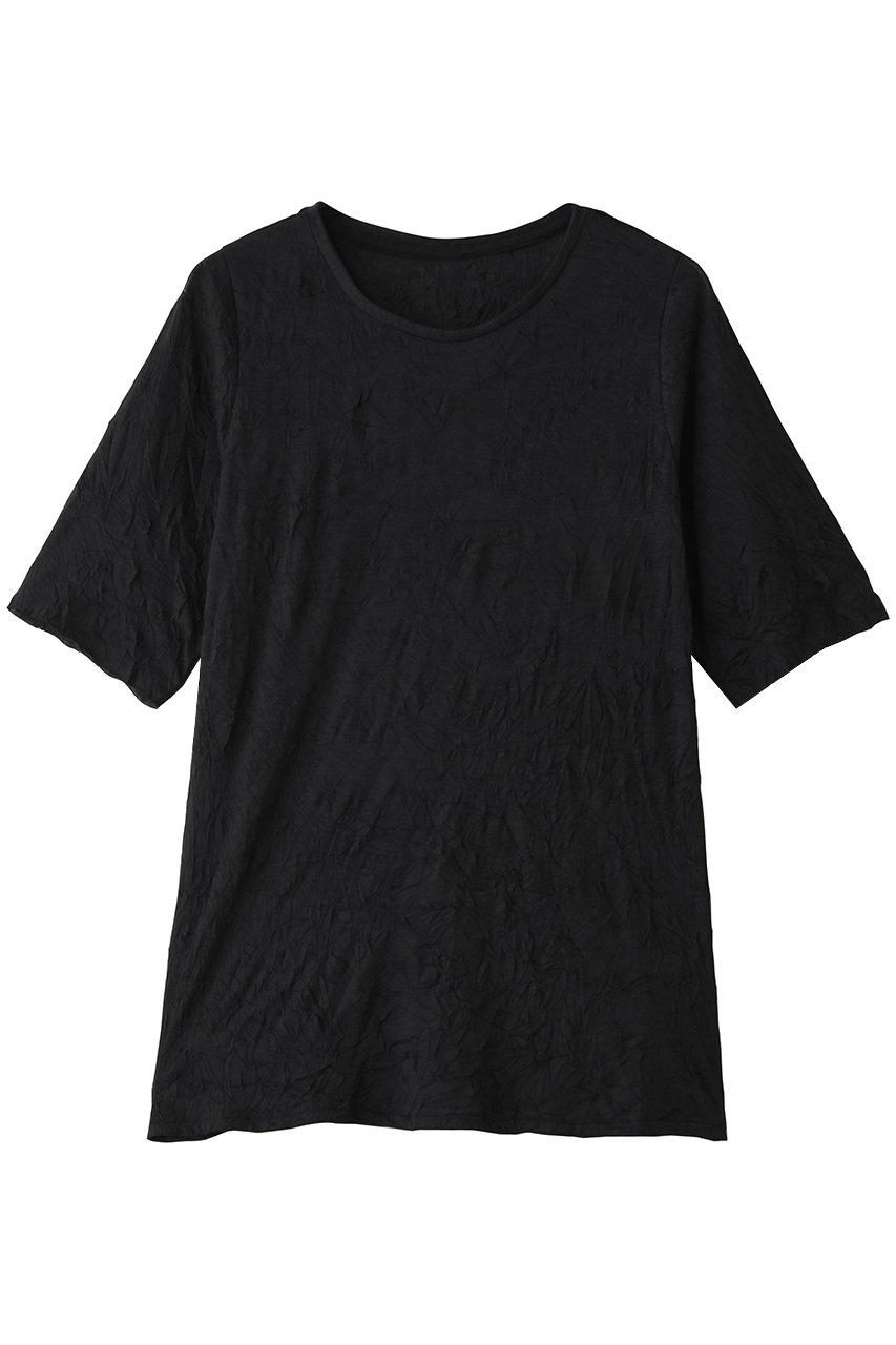 ミディウミソリッド/MIDIUMISOLIDのsee-through crew neck half slv inner インナー(black/1-112221)