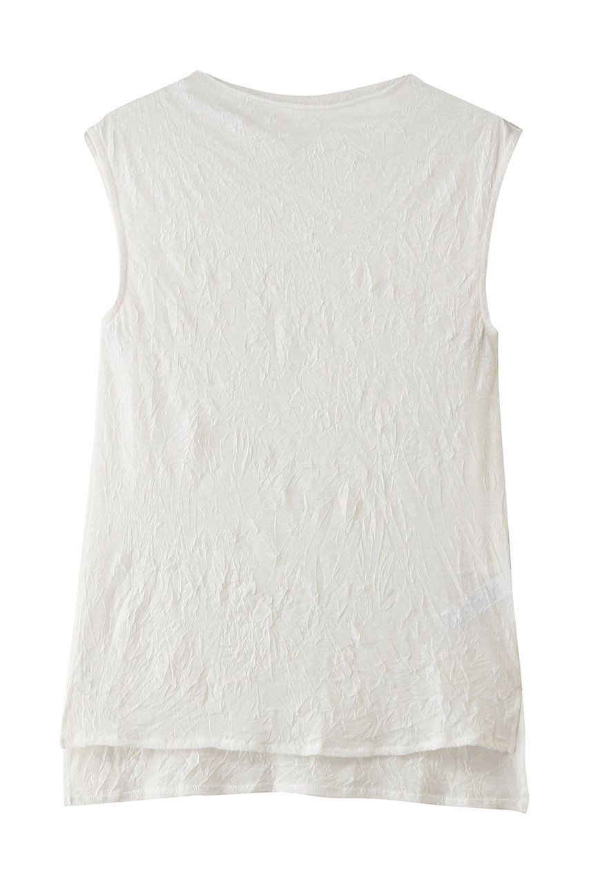 ミディウミソリッド/MIDIUMISOLIDのsee-through h/neck sleeveless inner インナー(off white/1-112222)