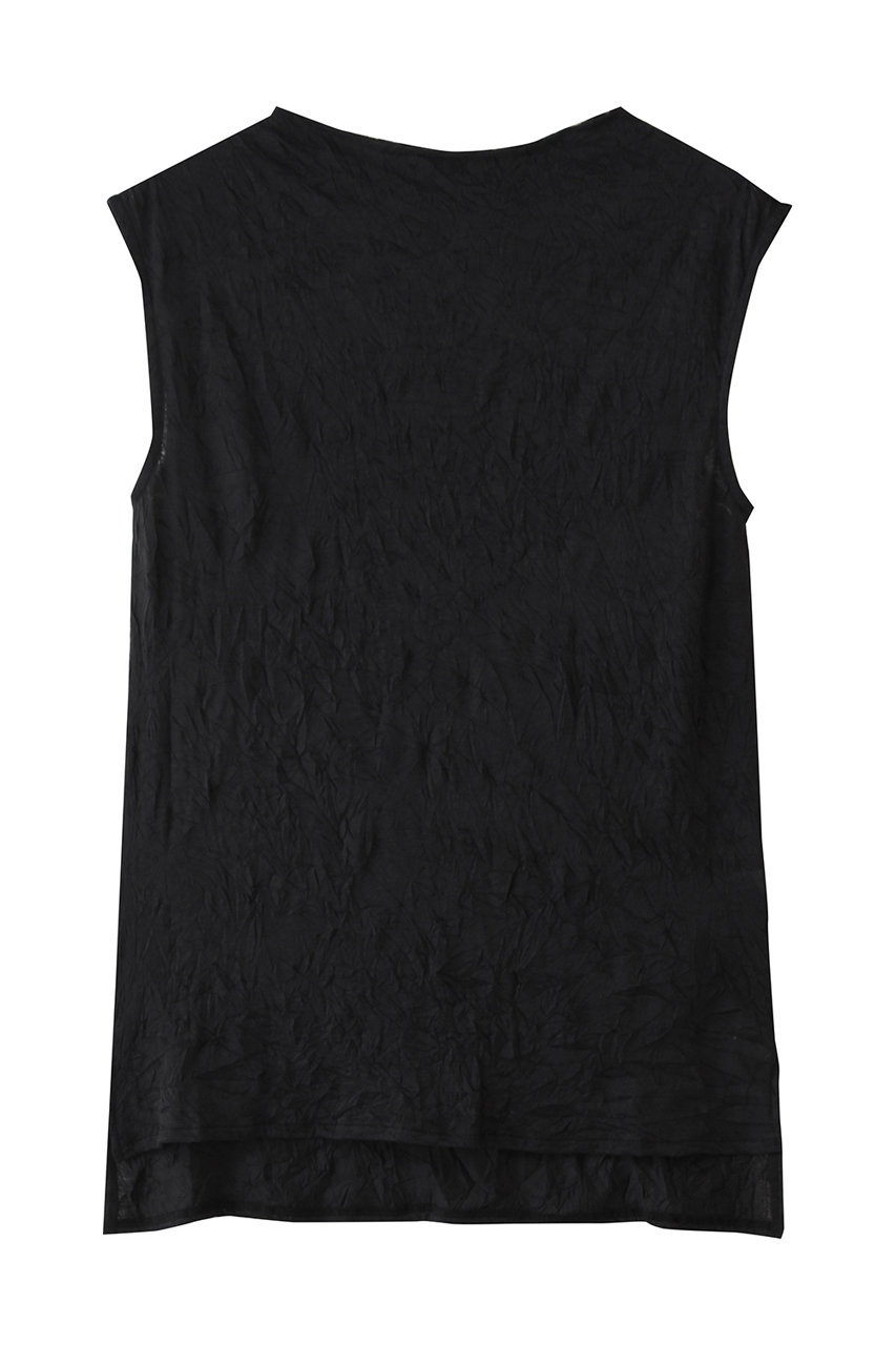 ミディウミソリッド/MIDIUMISOLIDのsee-through h/neck sleeveless inner インナー(black/1-112222)