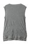 see-through h/neck sleeveless inner インナー ミディウミソリッド/MIDIUMISOLID l.gray