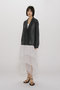 sheer tailored shirt JK ジャケット ミディウミソリッド/MIDIUMISOLID