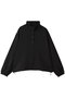 poplin anorak P/O プルオーバー ミディウミソリッド/MIDIUMISOLID black