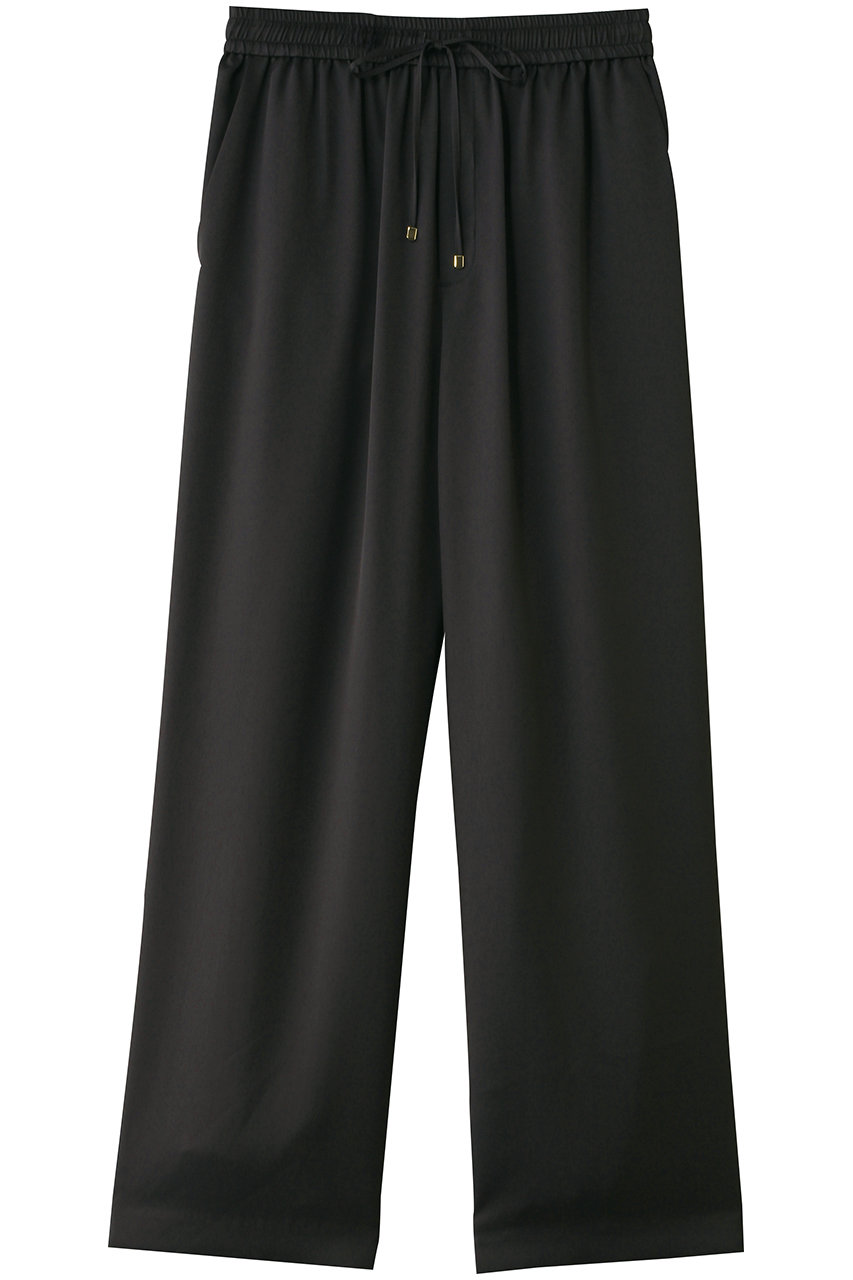 MIDIUMISOLID easy PT パンツ (black, F) ミディウミソリッド ELLE SHOP