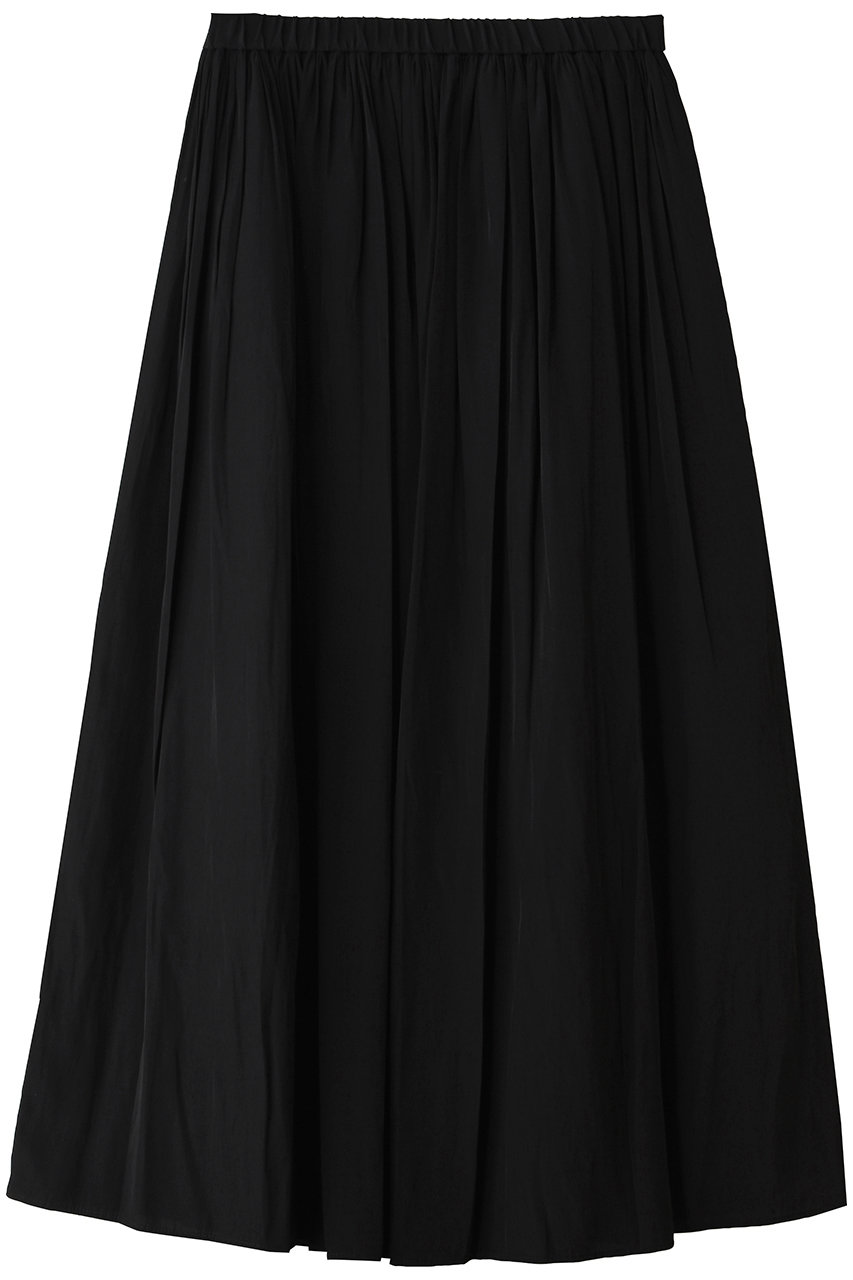 ミディウミソリッド/MIDIUMISOLIDのdesin gather SK スカート(black/1-167214)