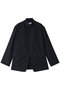 sheer zip JK ジャケット ミディウミソリッド/MIDIUMISOLID navy