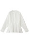 tucked blouse ブラウス ミディウミソリッド/MIDIUMISOLID off white