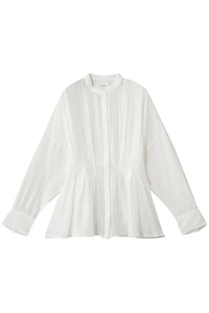 ミディウミソリッド/MIDIUMISOLIDのtucked blouse ブラウス(110400/110403)
