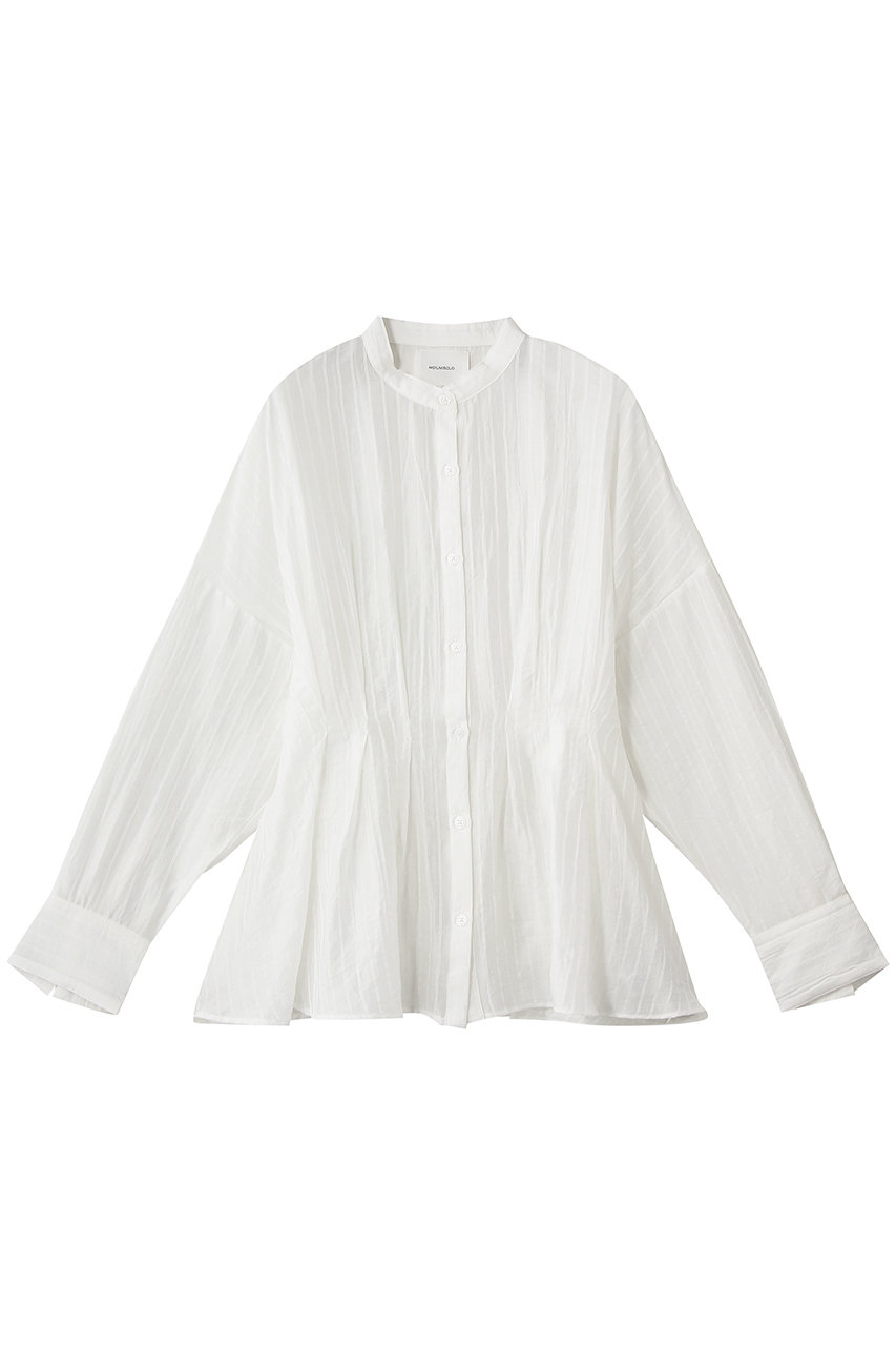 ミディウミソリッド/MIDIUMISOLIDのtucked blouse ブラウス(off white/2-137257)