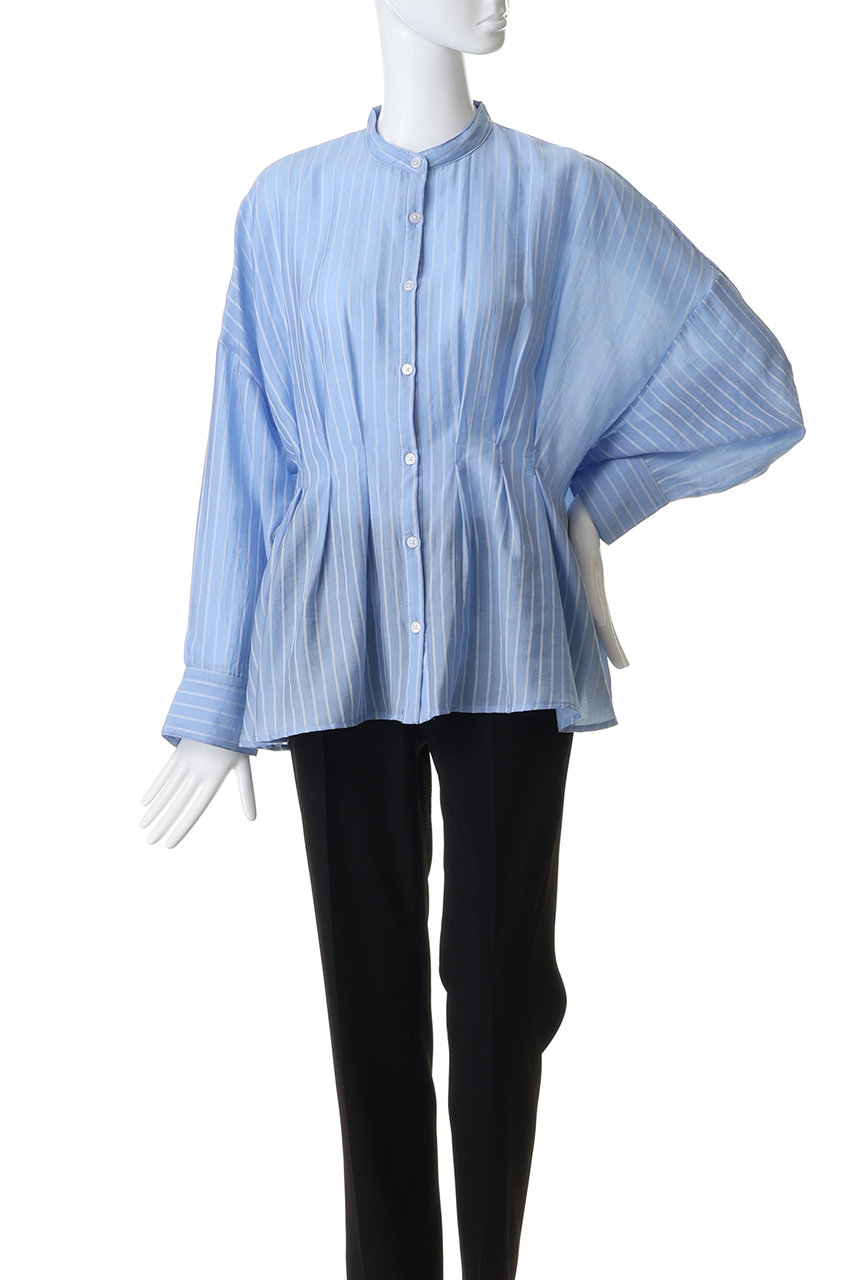 MIDIUMISOLID(ミディウミソリッド)｜tucked blouse ブラウス/off white 