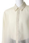 【MEN】sheer stripe shirt シャツ ミディウミソリッド/MIDIUMISOLID