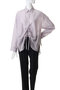 drawstring shirt シャツ ミディウミソリッド/MIDIUMISOLID