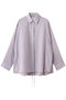 drawstring shirt シャツ ミディウミソリッド/MIDIUMISOLID s.pink