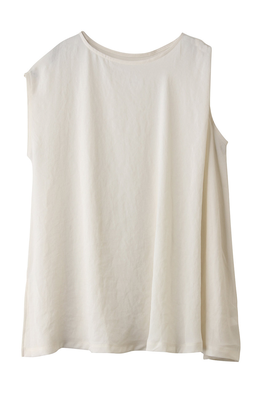 ミディウミソリッド/MIDIUMISOLIDのasymmetry flared PO プルオーバー(off white/2-112225)