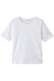 jacquard c/neck sheer inner インナー ミディウミソリッド/MIDIUMISOLID off white