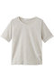 jacquard c/neck sheer inner インナー ミディウミソリッド/MIDIUMISOLID ivory
