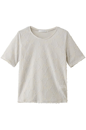 ミディウミソリッド/MIDIUMISOLIDのjacquard c/neck sheer inner インナー