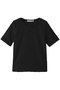 jacquard c/neck sheer inner インナー ミディウミソリッド/MIDIUMISOLID black