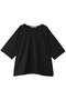 essential wide T Tシャツ ミディウミソリッド/MIDIUMISOLID black