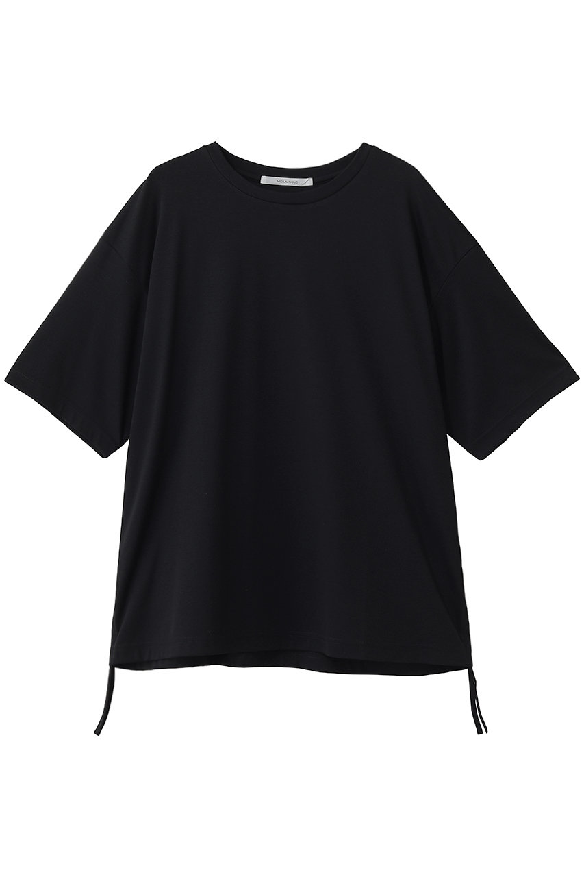ミディウミソリッド/MIDIUMISOLIDのdrawstring Tshirt Tシャツ(black/2-112224)