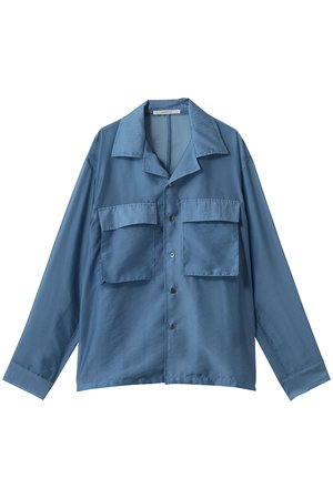 ミディウミソリッド/MIDIUMISOLIDの【MEN】sheer open collar shirt シャツ(110400/110403)