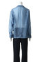 【MEN】sheer open collar shirt シャツ ミディウミソリッド/MIDIUMISOLID