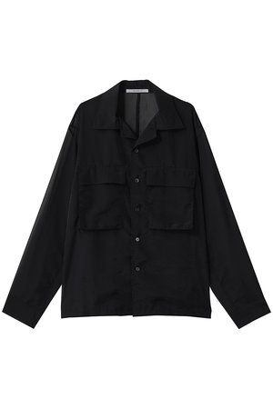 ミディウミソリッド/MIDIUMISOLIDの【MEN】sheer open collar shirt シャツ(110400/110403)