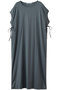 drawstring jersey OP ワンピース ミディウミソリッド/MIDIUMISOLID gray