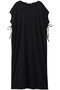 drawstring jersey OP ワンピース ミディウミソリッド/MIDIUMISOLID black