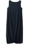 jersey twist hem OP ワンピース ミディウミソリッド/MIDIUMISOLID navy
