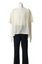 【MEN】h/slv sheer basic PO プルオーバー ミディウミソリッド/MIDIUMISOLID