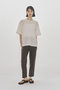 【MEN】h/slv sheer basic PO プルオーバー ミディウミソリッド/MIDIUMISOLID
