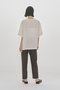 【MEN】h/slv sheer basic PO プルオーバー ミディウミソリッド/MIDIUMISOLID