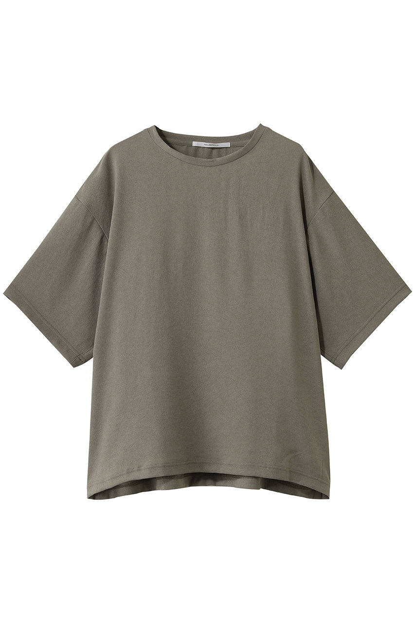 ミディウミソリッド/MIDIUMISOLIDの【MEN】h/slv sheer basic PO プルオーバー(beige/2-11100762)