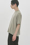 【MEN】h/slv sheer basic PO プルオーバー ミディウミソリッド/MIDIUMISOLID