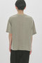 【MEN】h/slv sheer basic PO プルオーバー ミディウミソリッド/MIDIUMISOLID
