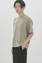 【MEN】h/slv sheer basic PO プルオーバー ミディウミソリッド/MIDIUMISOLID