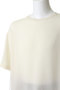 【MEN】h/slv sheer basic PO プルオーバー ミディウミソリッド/MIDIUMISOLID