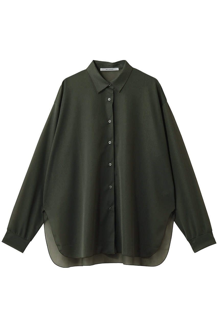 ミディウミソリッド/MIDIUMISOLIDのessential jersey shirt シャツ(khaki/2-112227)