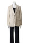 【MEN】linen blend tailored JK ジャケット ミディウミソリッド/MIDIUMISOLID