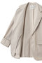 【MEN】linen blend tailored JK ジャケット ミディウミソリッド/MIDIUMISOLID