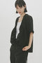 no collar drawstring shirt シャツ ミディウミソリッド/MIDIUMISOLID