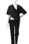 no collar drawstring shirt シャツ ミディウミソリッド/MIDIUMISOLID