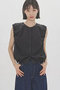 poplin volume vest ベスト ミディウミソリッド/MIDIUMISOLID